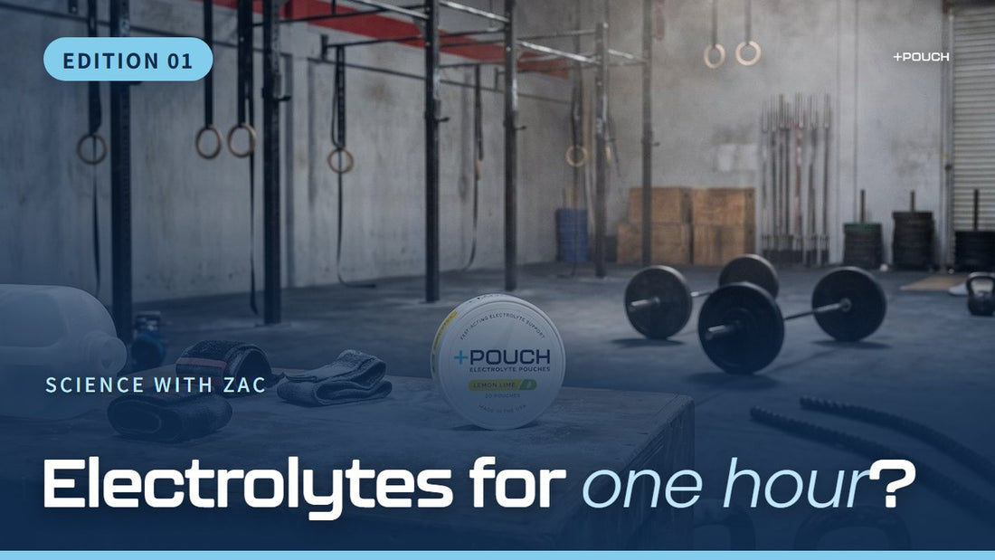 Science with Zac, Edition 01: Electrolytes for one hour?
