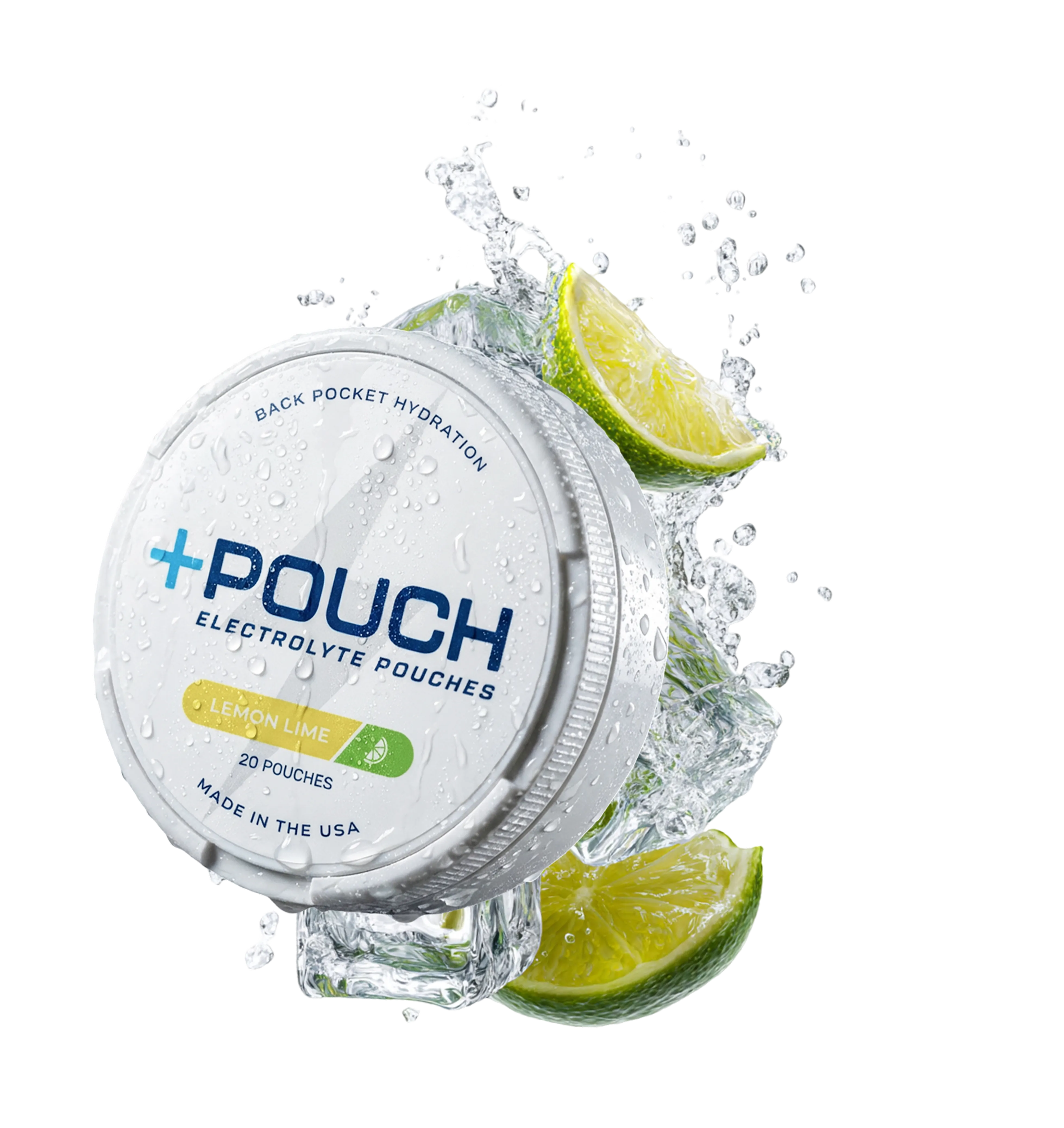 PlusPouch cool mint product splash